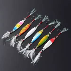 유혹 메탈 깔끔한지그 6p세트 20g 바이브 갈치 루어 미끼