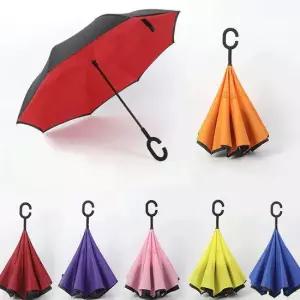 편한 역방향 장우산 C고리형 손잡이 반전우산 양산 양산겸용우산 우양산 양산우산