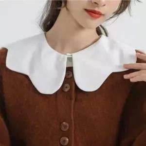 물결라인 레이어드 넥케이프 이너 넥카라 페이크카라 레이스케이프 넥레이스 목레이스