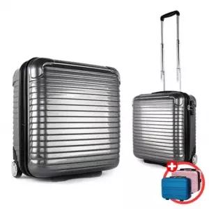 기내 여행용 하드 캐리어 18인치 실버 미니 캐리어 해외여행 미니가방 바퀴가방 여행용