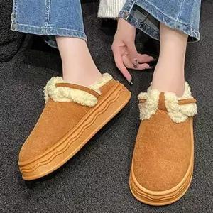 여성 방한 털부츠 편한 뽀글이 부츠 통굽 겨울 신발 캐주얼부츠 방한부츠 방한화 여성부츠