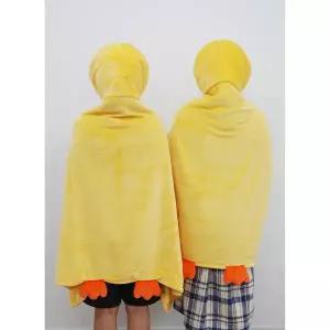 똑딱이 입는 단추 망토 캐릭터 담요 정품 집순이 오린이 극세사 블랭킷 후드