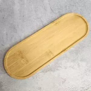 소품나무트레이 디퓨저우드쟁반 미니 우드 트레이 타원형 M 대나무트레이 우드트레이