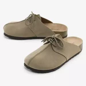 남녀공용 매듭장식 슬리퍼 블로퍼 키높이 사무실화 겨울슬리퍼 여성털슬리퍼