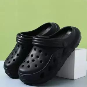 품질 인기 좋은 블랙 밴드 감성 샌들 펀칭 휴가슬리퍼 구멍슬리퍼 소음방지슬리퍼