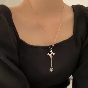 써지컬스틸) H necklace N 103 실버925 은목걸이 커플목걸이 여성목걸이