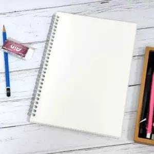 방수커버공책 스케치노트 B5 반투명 커버 무지 노트 스프링노트 스프링공책 필기노트