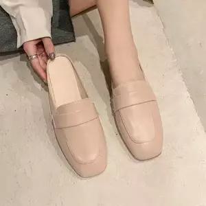 여성 가벼운 낮은굽 뮬디자인 블로퍼 여성플랫슈즈 플랫로퍼 캐주얼로퍼 젤리플랫