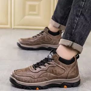 남성 아웃도어 워커 기모안감 다용도 캐주얼 트레킹화 발편한운동화 뮬슬리퍼 뮬운동화