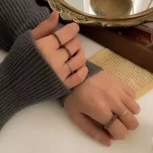 GGD 빈티지 마블 호마이카 반지 세트 반지세트 믹스반지 패션반지 데일리반지