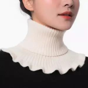여성 겨울 패션 페이크 넥 워머 레이어드 목폴라 목폴라 페이크폴라 페이크목폴라 목티