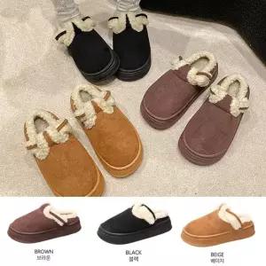 캐주얼 통굽 베이직 데일리 유니크 여성 털슬리퍼 여름슬리퍼 남성슬리퍼 여성슬리퍼