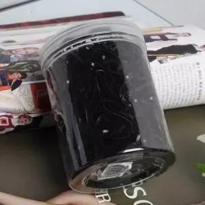 고무줄 세트 헤어 700p 머리고무줄 블랙 머리고무줄 검정고무줄 헤어끈세트