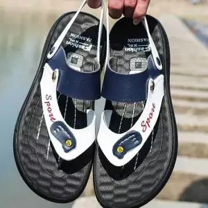 네이비 270mm 쪼리 남자샌들슬리퍼 발이 캐쥬얼샌들 캐쥬얼슬리퍼 남자댄디룩