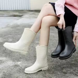 캐주얼시크 어반 스포티 스트릿 여성 롱 레인부츠 여성레인부츠 여성숏레인부츠