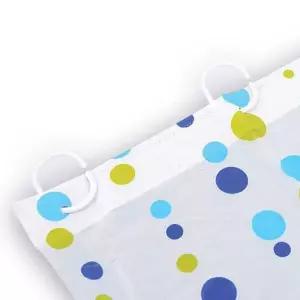 [콩심팥심]샤워 커튼+링 세트 일반형 180cm 욕실 화장실 방수