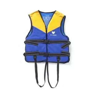 국산 돌핀 견고한구명조끼(M) 옐로우 물놀이안전 수영조끼