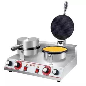 와플 제조기 소프트콘 기계 얇은 팬케이크 만들기 크레페