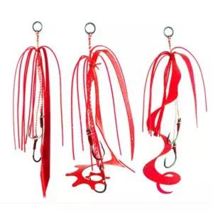 씨타임 스커트훅리본3종 타이라바 자작채비 스커트훅 타이라바 낚시타이