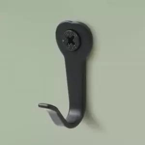 [생활] 옷걸이 벽 후크 블랙 색상 모자 및 가방 걸이정리용