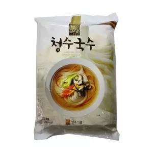 청수국수 2.5kg 청수국수 국수 소면 대용량국수 식자재