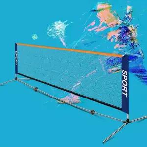 배드민턴 설베이직치형 운동회 6.1m 네트 배구 족구 캠핑