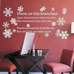 그래픽눈꽃 크리스마스시즌 포인트그래픽스티커 크리스마스 산타 겨울 눈꽃