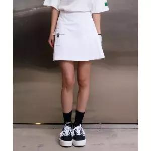 매장정품 BEENTRILL 여성 카고 골프 숏 스커트(화이트)