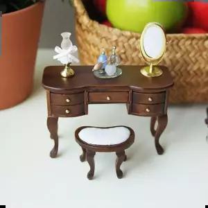 미니어처 엔틱 가구 화장대 선반 테이블 장식 소품 1P