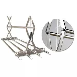 올스텐 반자동 천장 건조대 4단6봉 천정건조대 베란다 천정건조대