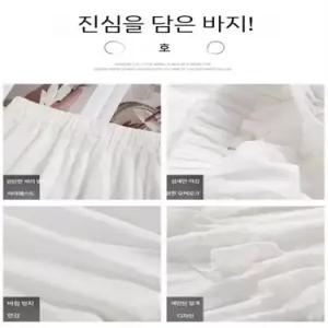 치마 여성용 춘추 여름 쉬폰 케익 레이스 A라인 하이웨스트 언발란스 시폰 ST3