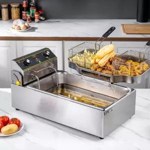 분식집 수유식 전기 통닭 업소용 치킨 10L 돈까스 감자튀김
