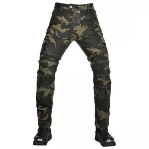 바이크팬츠 방풍 캐주얼 라이딩 사계절 바이커 방한 바지 오토바이 무릎 보호 남자 슬림