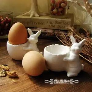 세라믹 계란 보관함 홈카페 계란컵 거치대   디스플레이