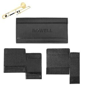 ROWELL 트롬본 가드 세트 트롬본 가죽 핸드 가드 및 넥 가드 6.85인치 트롬본 넥 가드 패드, 알토 트롬본용 트롬본 핑거 가드 2개 세트 초급용