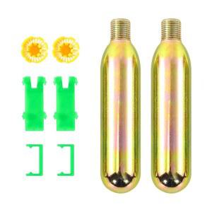 자동/수동 팽창식 구명조끼를 위한 포세이돈 24그램 CO2 카트리지 리머밍 키트 실린더 카트리지 탱크