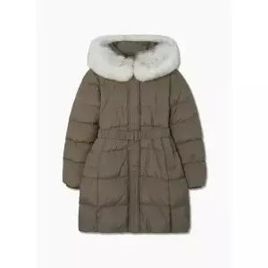 매장정품 SHESMISS 쉬즈미스 폭스퍼 벨티드 덕다운 패딩 1136901