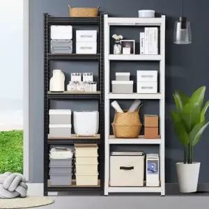 5단 600x300x1800 무볼트 베란다선반 창고 조립식앵글 베란다 경량랙 렉 진열대 앵글 고릴라랙