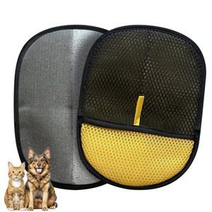 고양이와 강아지를 위한 NoWoof 2PCS 반려동물 제모 장갑 u2013 업그레이드된 소파, 의류, 카펫 및 카시트용 정전기 도구