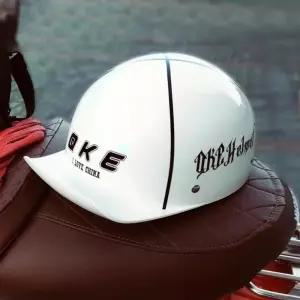 스냅백 헬멧 오토바이 바이크 반모 복고풍 여름헬멧 스쿠터 클래식 안전모