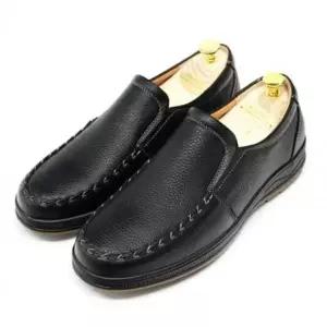 남자 DXE071Q7 소가죽 디테일 구성 슬립온 정장 슈즈 슬랙스 남