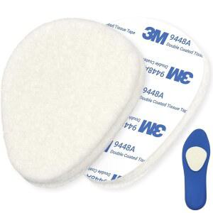 용 중족골 발 패드 12팩 - 0.6cm(1 /4인치) 두께, 여성 및 남성용 쿠션, 앞발 밑창 지지대, 모튼 신경종 쿠션