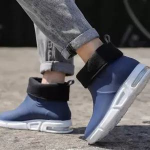 남성 YKE847T2 방한 보세 스타일 첼시 레인 부츠 장화 코디 스