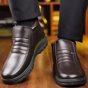 털신발 KVE592S2 방한 유광 스타일 신발 남성 방한 워커 털 남