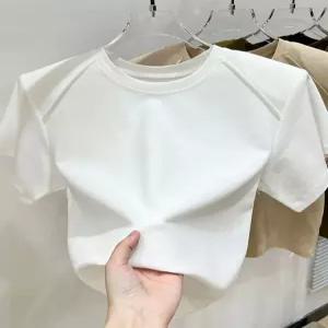 어깨패드티 포인트 봄 탑 어깨뽕 숄더 가오리핏