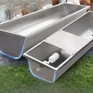 먹이 음수대 고양이 급수기 물그릇 자동 농장용