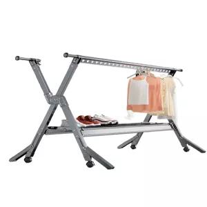 이불 건조대 빨래 행거 숙박업소 이동식 옥상 걸이 특대형 세차장