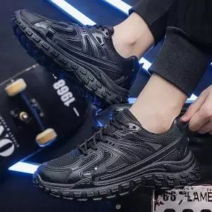 남성 KOO513C3 유니크 키높이 매쉬 소재 편한 어글리 스니커즈