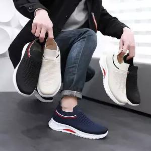 남성 ASA482G2 3컬러 니트 발편한 운동 런닝 슬립온