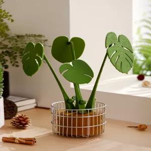 나뭇잎 플랜테리어 코스터 홈카페 거실 인테리어 화분